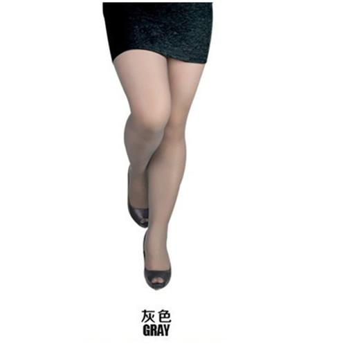 Stretchy pantyhose for large sizes, summer, thin 15D sheer, adds length and width, double-sided with reinforced section, size 19 not available