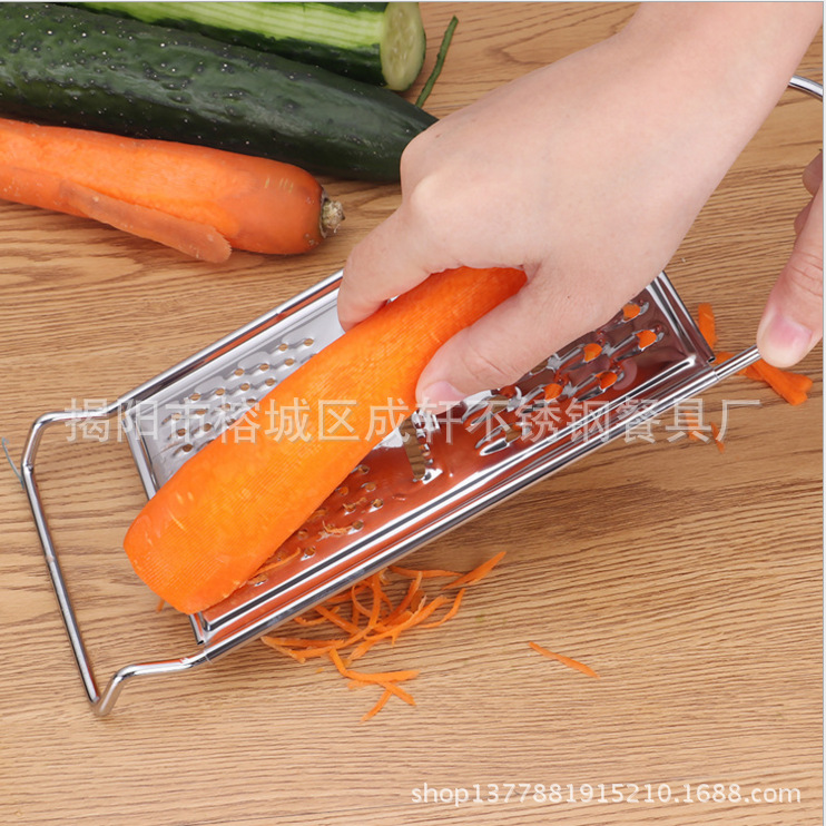 Cocina creativa gadget multi-funcional cortador de verduras de acero inoxidable rebanada rallador de manzana pelador combinación traje