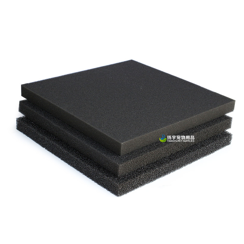 Fish tank filter cotton biochemical cotton aquarium black fish pond filter material culture filter material filter aquarium 5