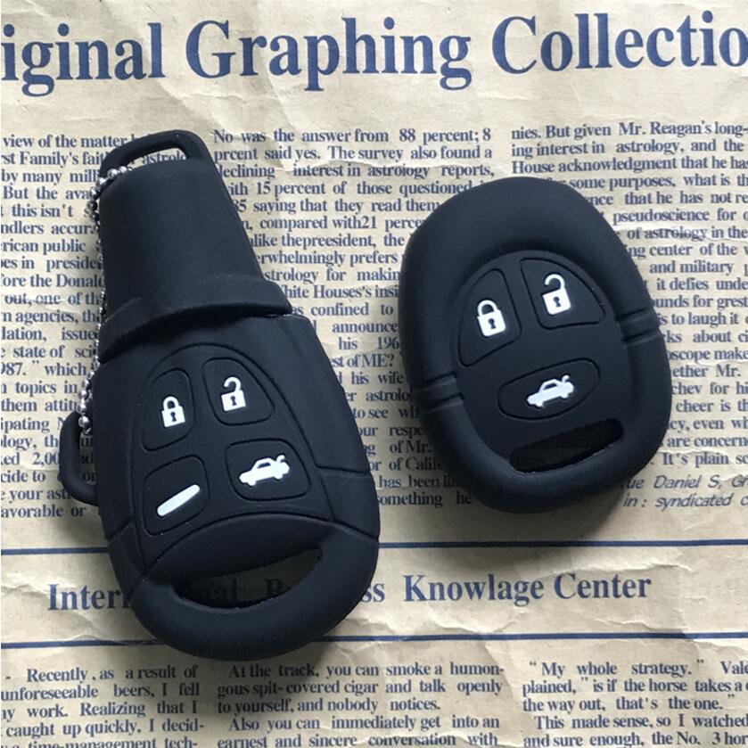 SAAB萨博93 92 95硅胶钥匙套专用钥匙包车用钥匙套包遥控器套改装