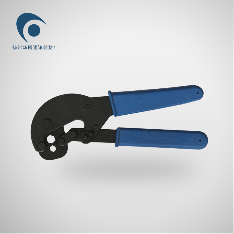 现货批发同轴电缆F头冷压钳有线电视压线钳弯式冷压钳挤压钳
