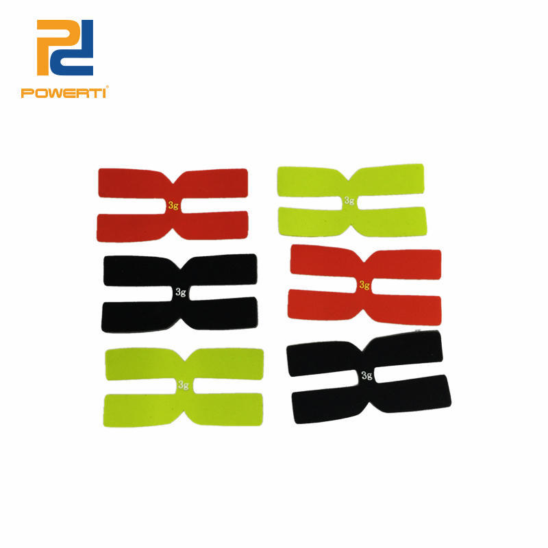 Raqueta DE TENIS POWERTI pieza de peso pieza de malla raqueta pieza de equilibrio H-Tipo I tipo 3G raqueta de silicona cabeza tira de equilibrio