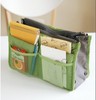 Universal organizer bag for traveling, storage system with zipper, Korean style, increased thickness