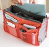 Universal organizer bag for traveling, storage system with zipper, Korean style, increased thickness