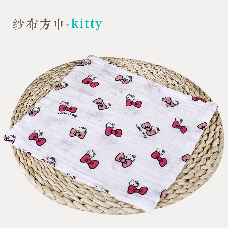 Kitty square towel