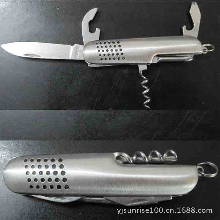 厂家直销多功能小刀 5开 军刀 多功能刀 礼品小刀批发