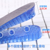 Universal height insoles suitable for men and women, invisible silica gel half insoles, crystal