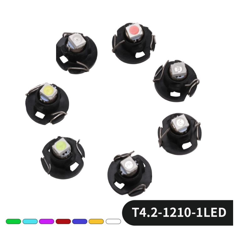 Автомобильное приборное освещение на столе с модифицированными LED-инструментами T3/T4.2/T4.7 Высокий ток, светильник кондиционирования, светлая подсветка часов