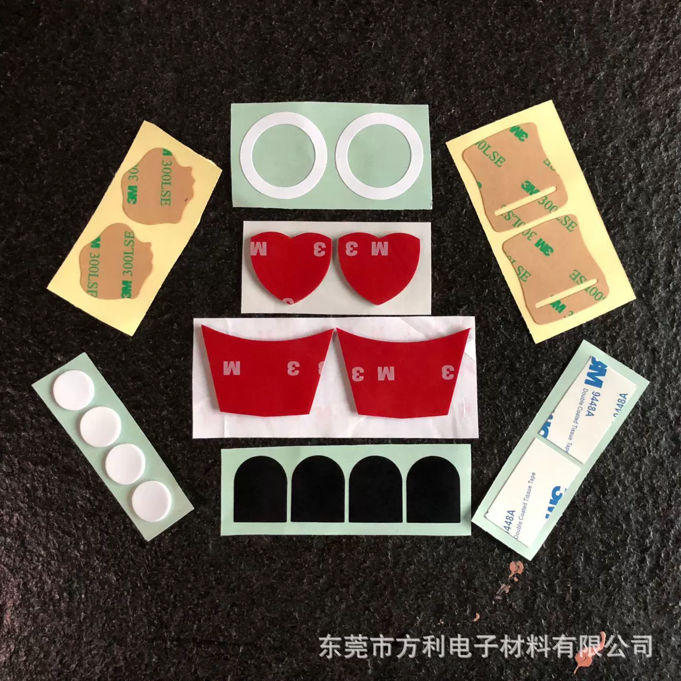 东莞厂家模切各种尺寸无痕 VHB透明圆形双面胶海绵粘胶泡棉双面胶