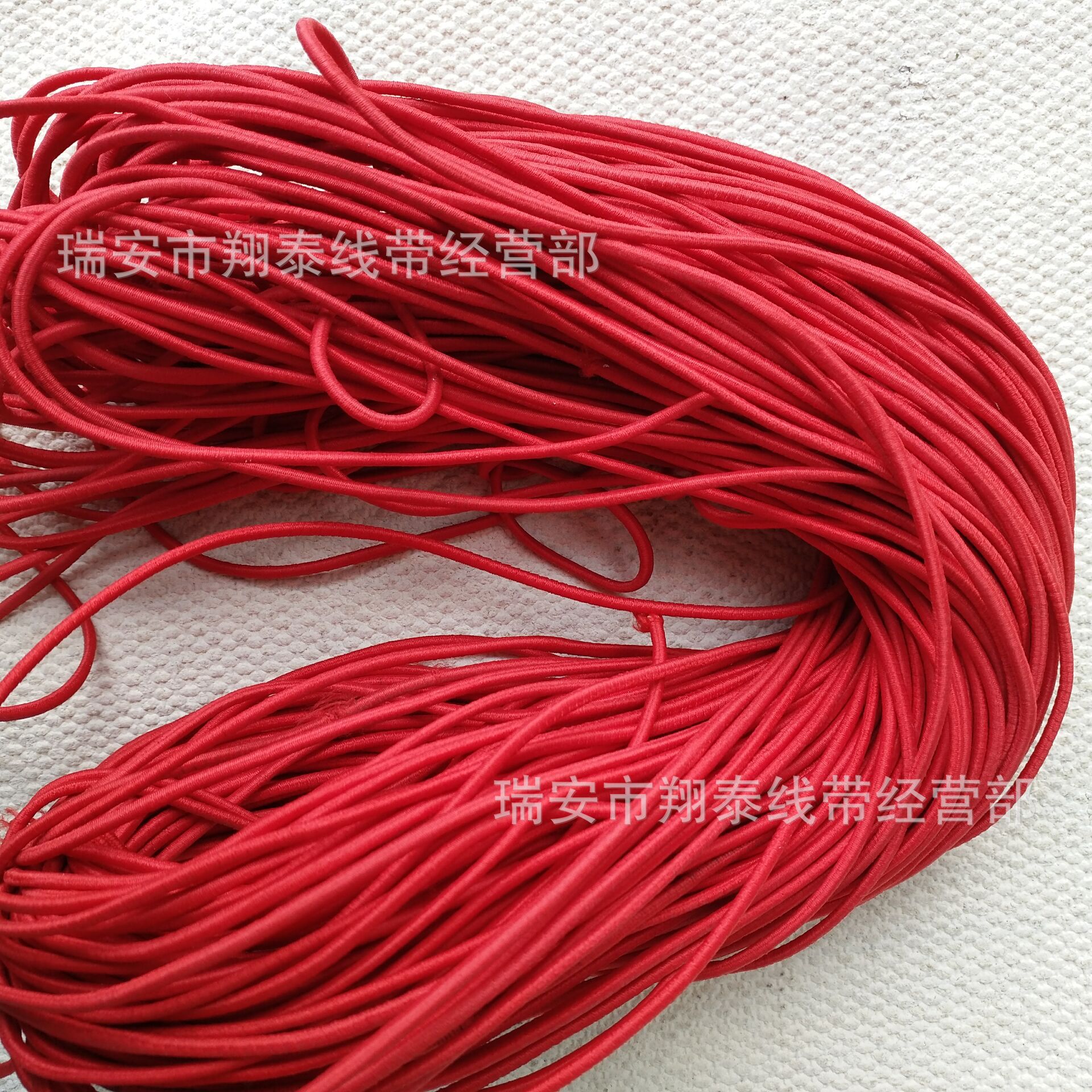 圆形0.2cm-2MM白色黑色 彩色 弹力松紧绳