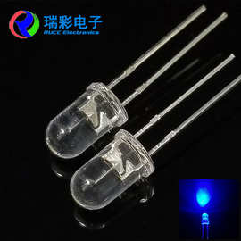 双向不分极F3LED灯珠 双向LED发光灯F5无极性绿光发光管双色灯珠