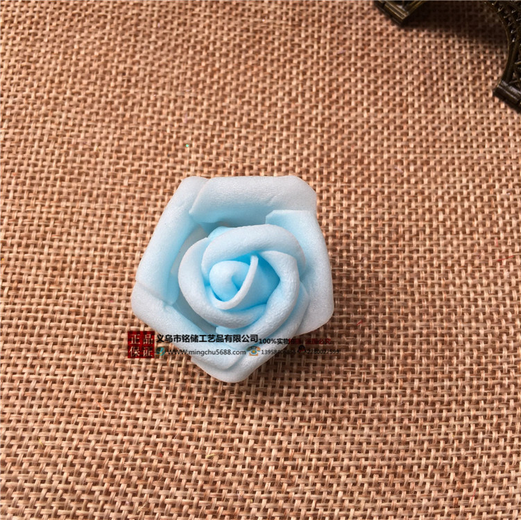En stock simulación PE espuma Rosa cabeza mini 2. 6cm curling espuma Rosa flor falsa caja de dulces Accesorios