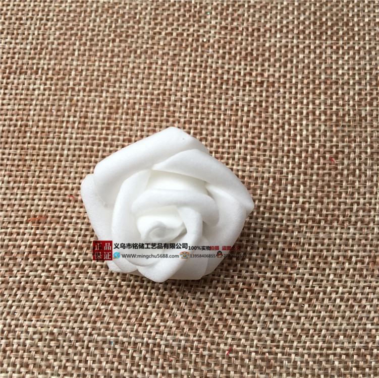 En stock simulación PE espuma Rosa cabeza mini 2. 6cm curling espuma Rosa flor falsa caja de dulces Accesorios