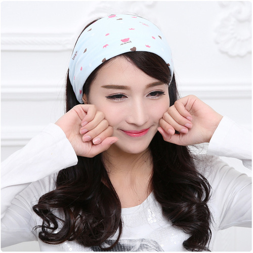 New windproof confinement hat for mothers, combed elastic cotton maternity headband, ladies elastic maternity confinement headscarf