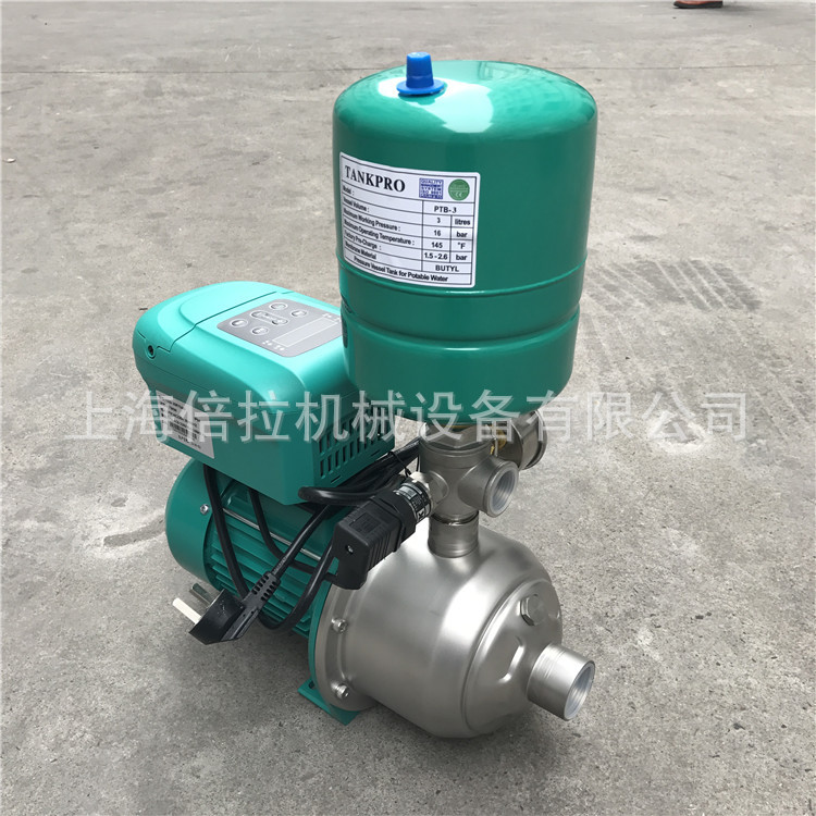 威乐变频水泵MHI404变频增压泵750W不锈钢无负压加压供水设备