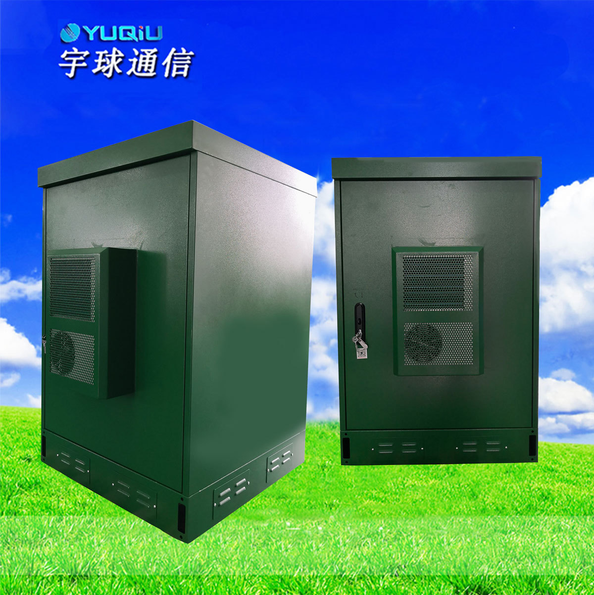 IP55的户外设备机柜采用钣金双层冷轧板20mmPEF保温棉设计