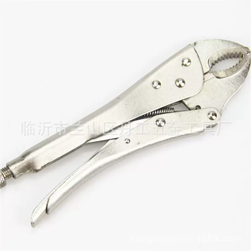 厂家直销焊接工具夹持钳 平口大力钳 光柄胶柄10寸直口大力钳