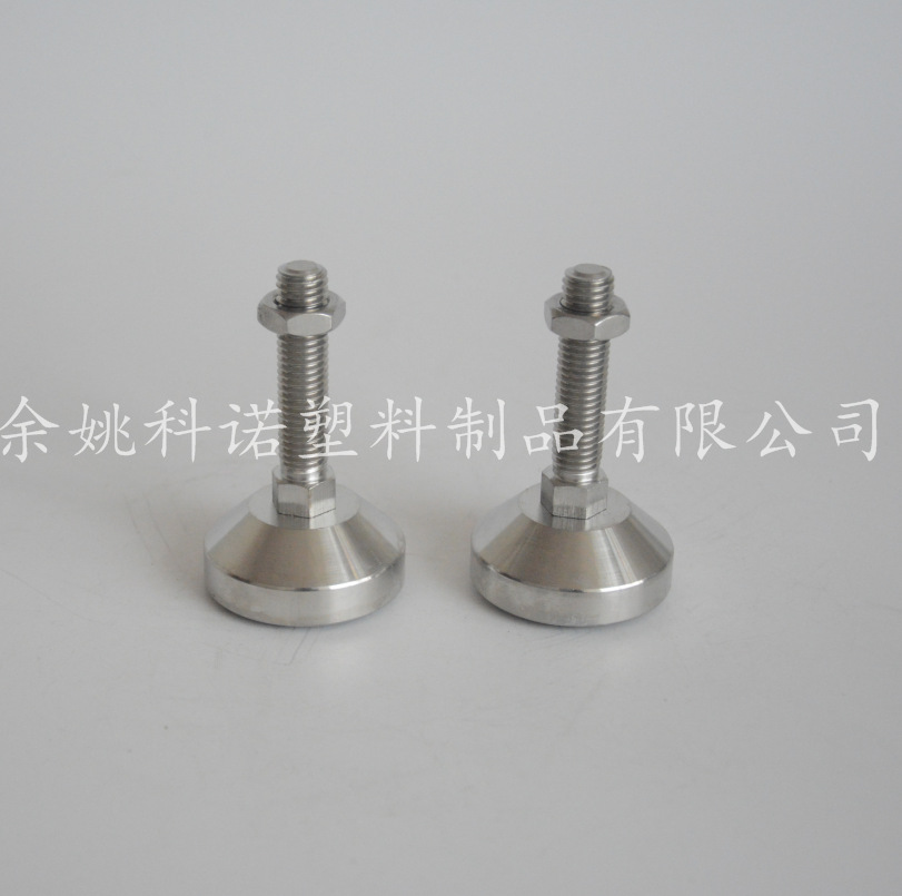 供应全304不锈钢固定调节脚，轻型设备调平脚，橡胶减震脚 升降脚