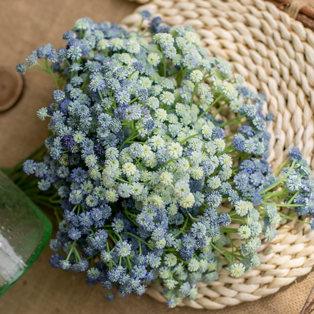 ПУ мягкая резиновая текстура, небольшой свежий заводской Baby's Breath, оптом искусственные цветы, пластиковые цветы для дома, свадьба