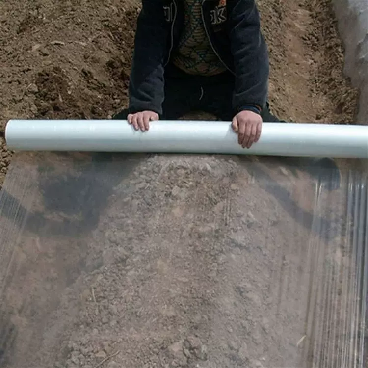 3丝白色地膜工程建筑膜养护白膜大棚种菜保温种植透明膜上海现货