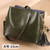 Fashionable leather one-shoulder bag, shoulder bag, genuine leather, city style