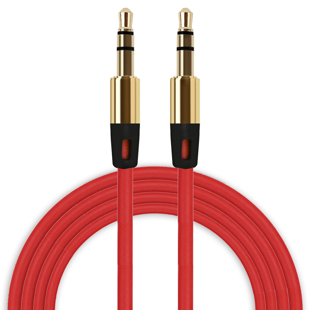 Color Magic Audio AUX AUX Vehicle Audio Audio Circuit 3.5mm Car Headphones Vehicle Circular Sound speaker Cable wholesale 4