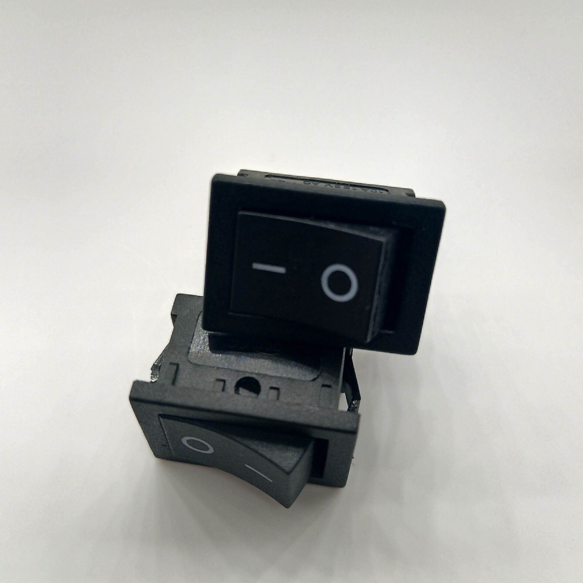 船型开关长脚直插型船型开关15*21两脚加长尺寸船型开关