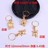 Metal small bell with accessories, hair accessory, pendant, with snowflakes, suitable for import