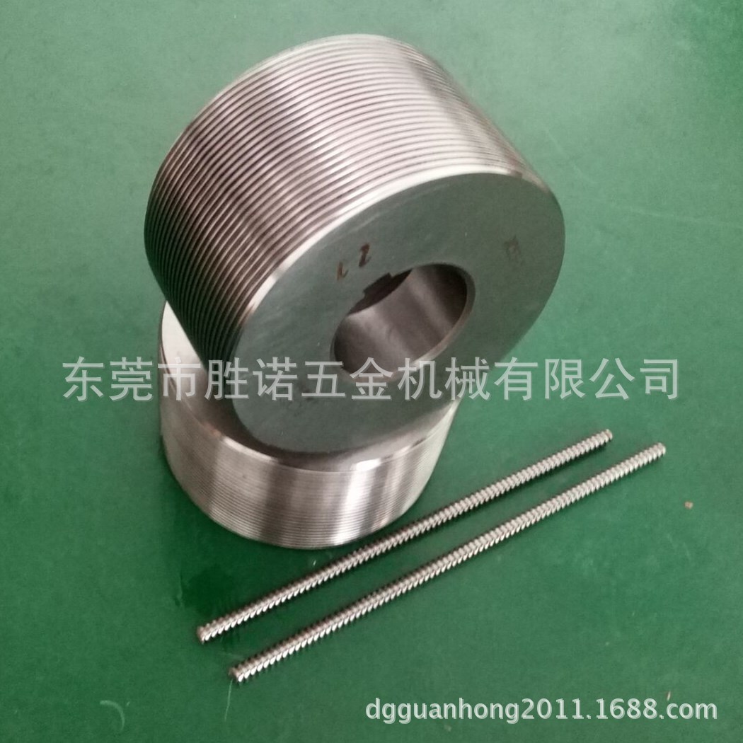 T型丝杆用滚牙轮不锈钢高硬度专用滚丝轮耏用滚花轮现货供应
