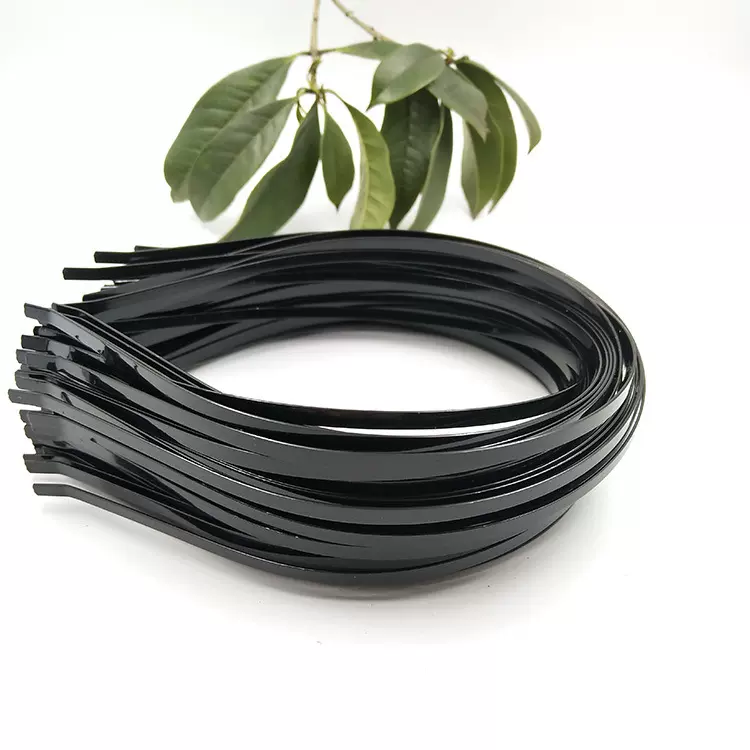 厂家直销 4mm黑色烤漆铁发箍 DIY手工头扣饰品材料配件