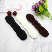 厂家直销 加厚中号海绵盘发器 盘发棒 丸子头花苞头 义乌产地货源