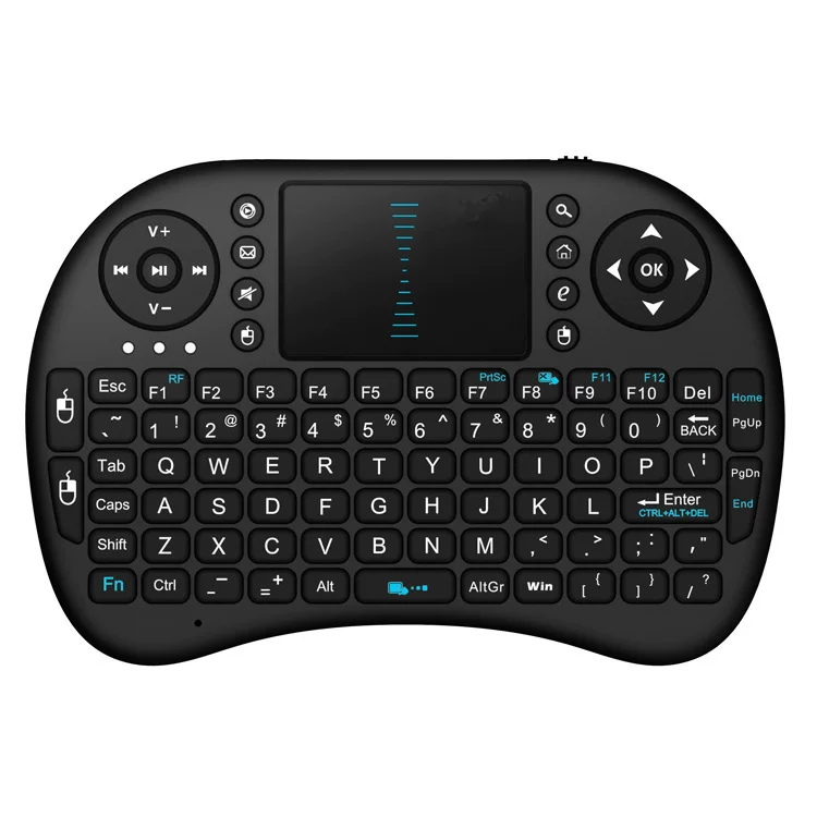 Mini Wireless Keyboard (Spot i8) Air Mouse with Touchpad, Battery-Powered, Compact 101 g