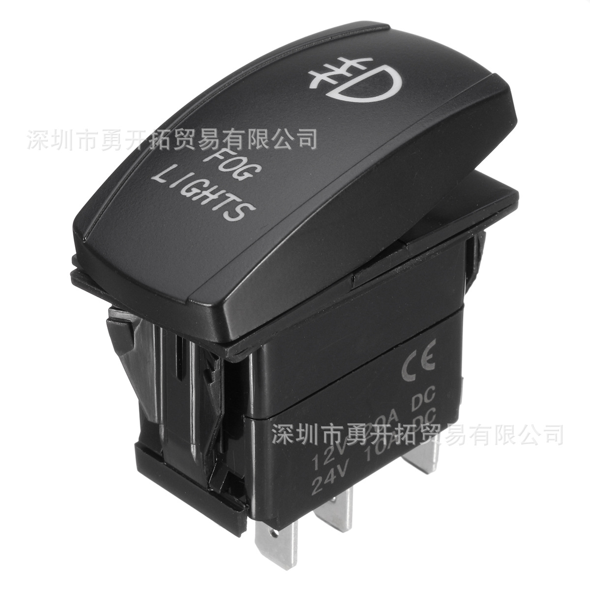 通用蓝色LED雾灯配线线束保险丝激光摇臂开关继电器