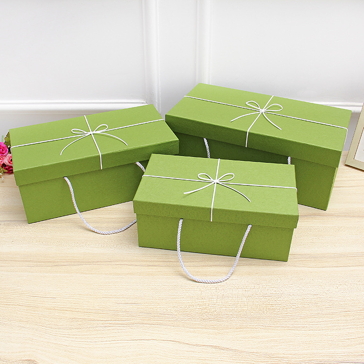 厂家长方形礼品包装盒  送闺蜜生日礼品包装盒 可加LOGO