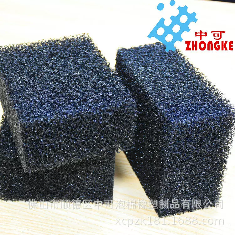 厂家供应环保过滤棉网 空气净化过滤海绵 滤水活性炭爆破棉