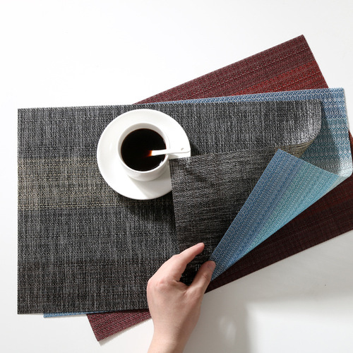 Japanese anti-slip, anti-scald, heat-insulating dining mat for home use, Western-style dining mat PVC table mat, waterproof, quick-drying bowl and cup mat