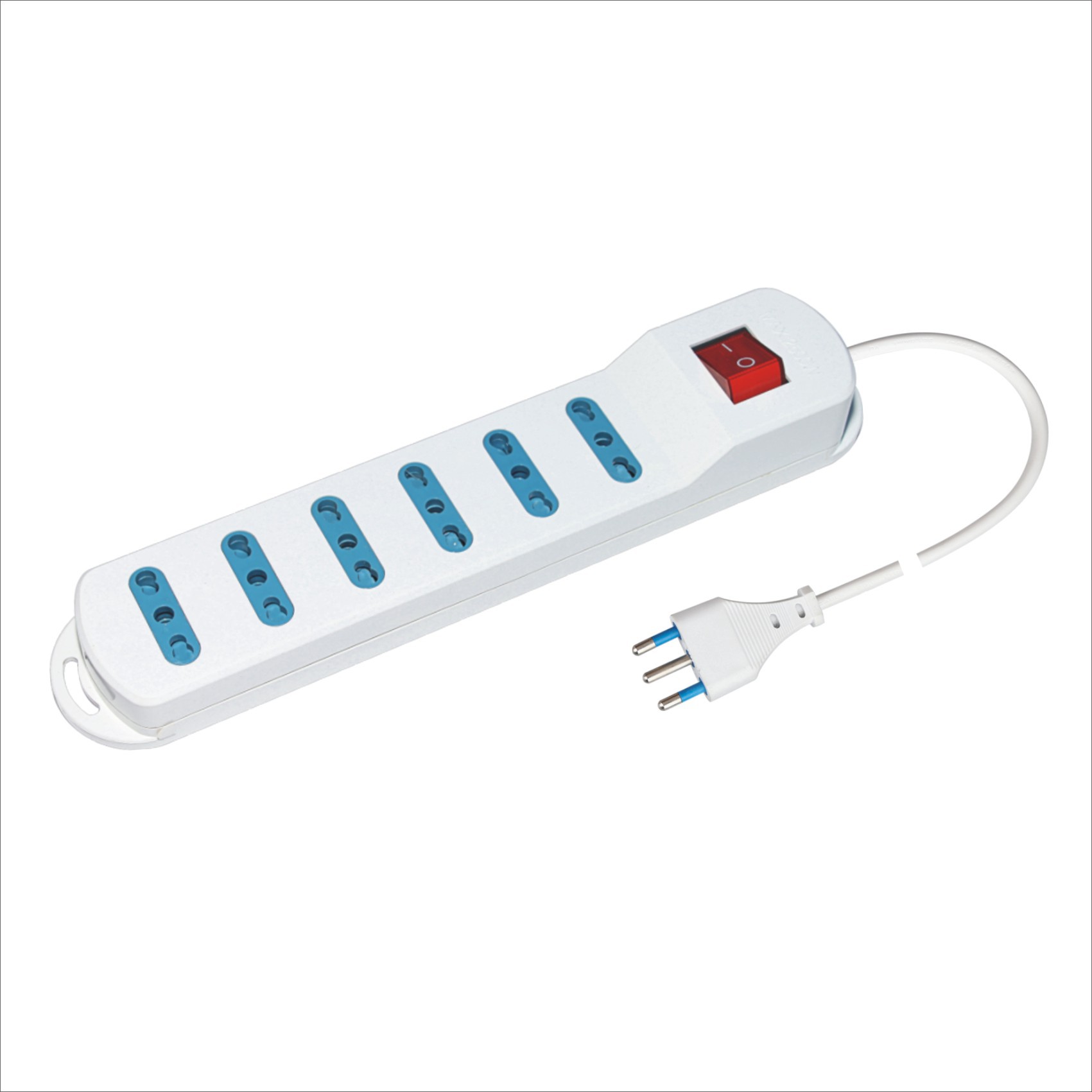 16A意大利标准带开关插座EP-05智利乌拉圭南美多位多功能欧规排插