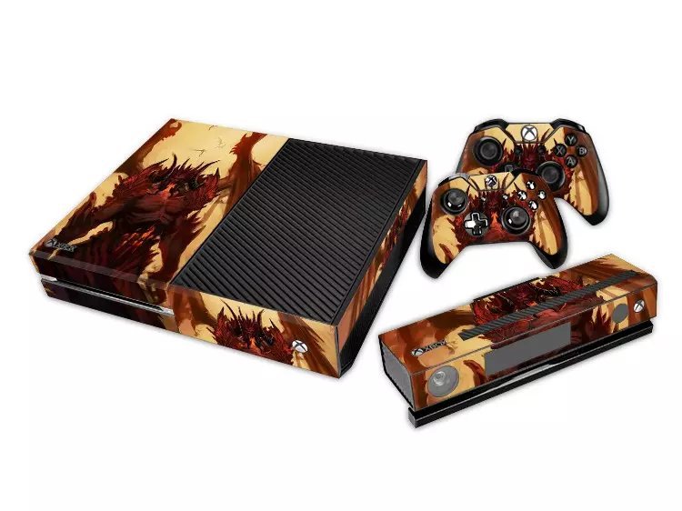 Xbox una película inconsútil Pegatinas personalizadas en stock piel pegatina estera