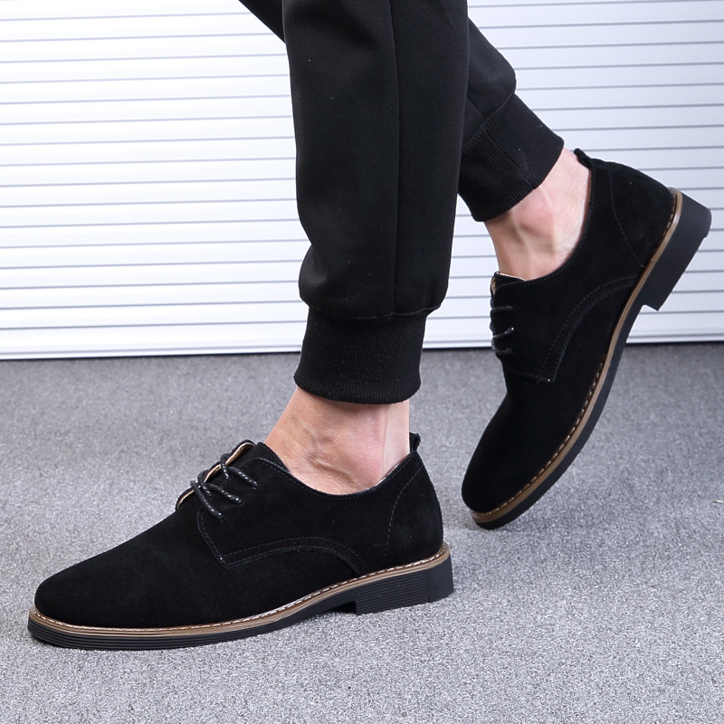 Men's Casual Oxford Suede Slip-On Office Wedding Shoes Footgear_voghion.com