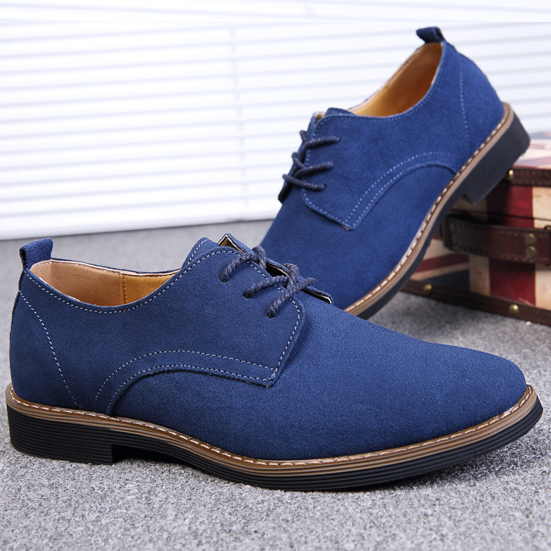 Men's Casual Oxford Suede Slip-On Office Wedding Shoes Footgear_voghion.com