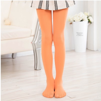 En stock al por mayor de primavera y verano de terciopelo fino pantimedias para niños leggings de baile latino elástico alto calcetines de baile para niños