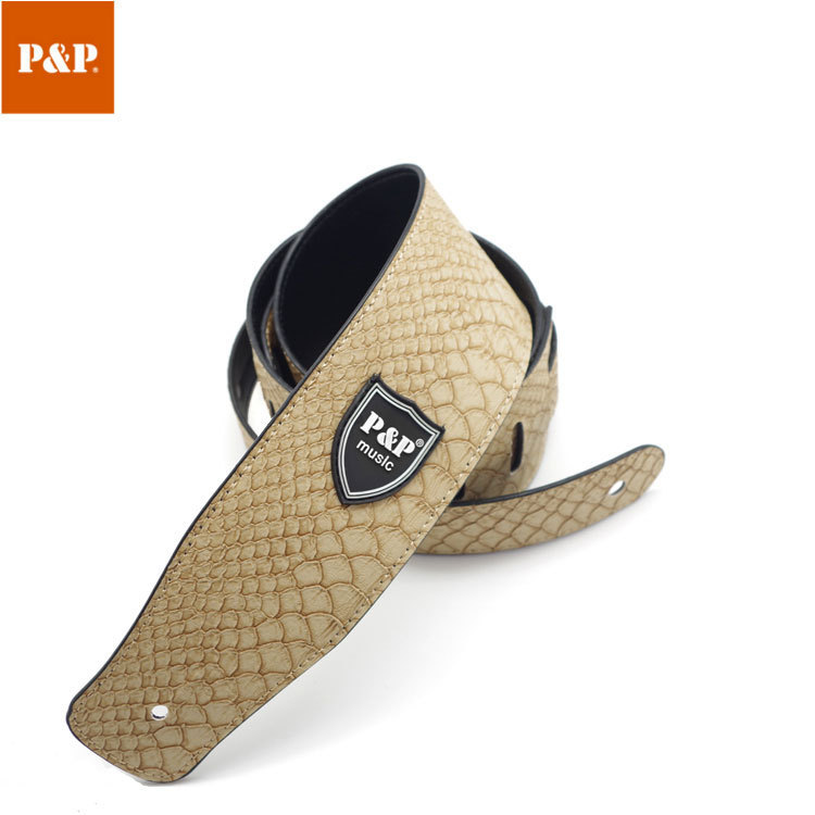 P&PレザーギターストラップPUベースストラップエレキギターストラップ広州ギターストラップ工場卸売ギターストラップ|undefined