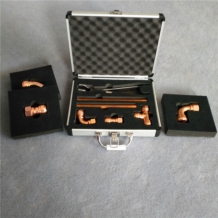 厂家批发水龙头接头工具手提铝箱 家用五金工具收纳仪器箱 航空箱