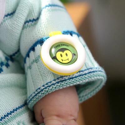 Korean plant essential oil summer outdoor mosquito repellent buckle for children and babies baby cartoon anti-mosquito patch portable waterproof bracelet