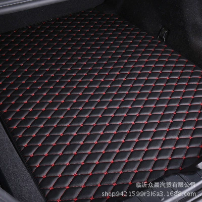 BMW New 5 Trunk Mat - black-red-take-a-picture-of-the-message-model-year