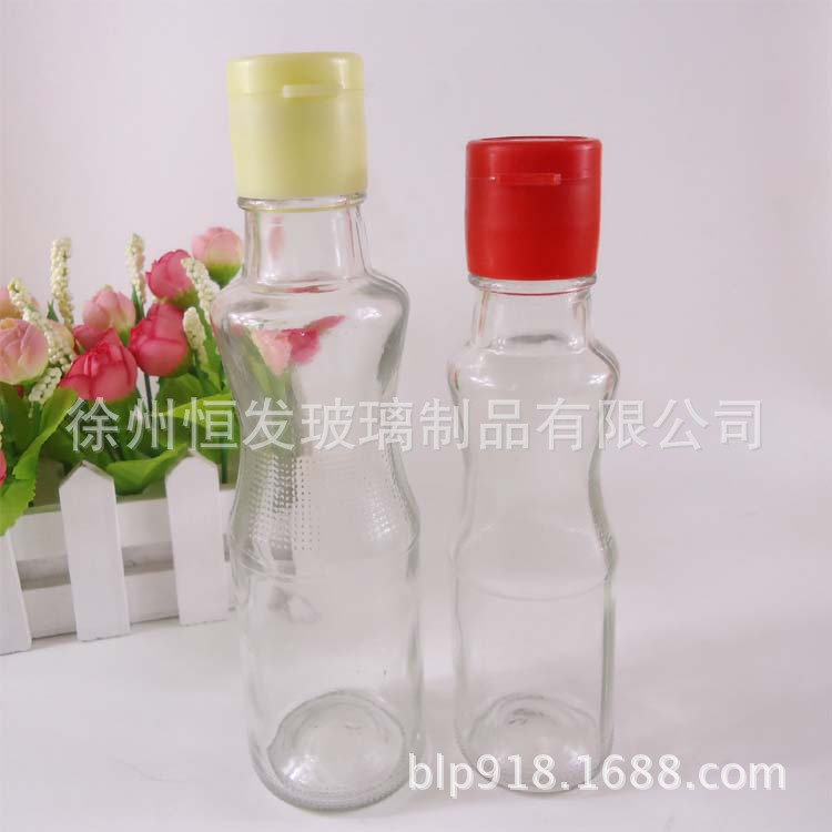 厂家直销香油玻璃瓶 220ml芝麻油瓶 酱油醋调味瓶玻璃油瓶玻璃瓶