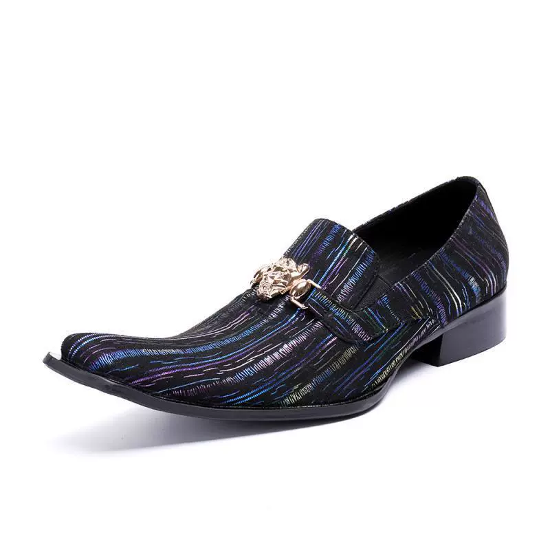 Британские повседневные официальные кожаные туфли, мужской свадебный костюм для жениха из натуральной кожи оксфорды, Мужская обувь в Корейском стиле с квадратным носком, Рабочая обувь для парикмахера