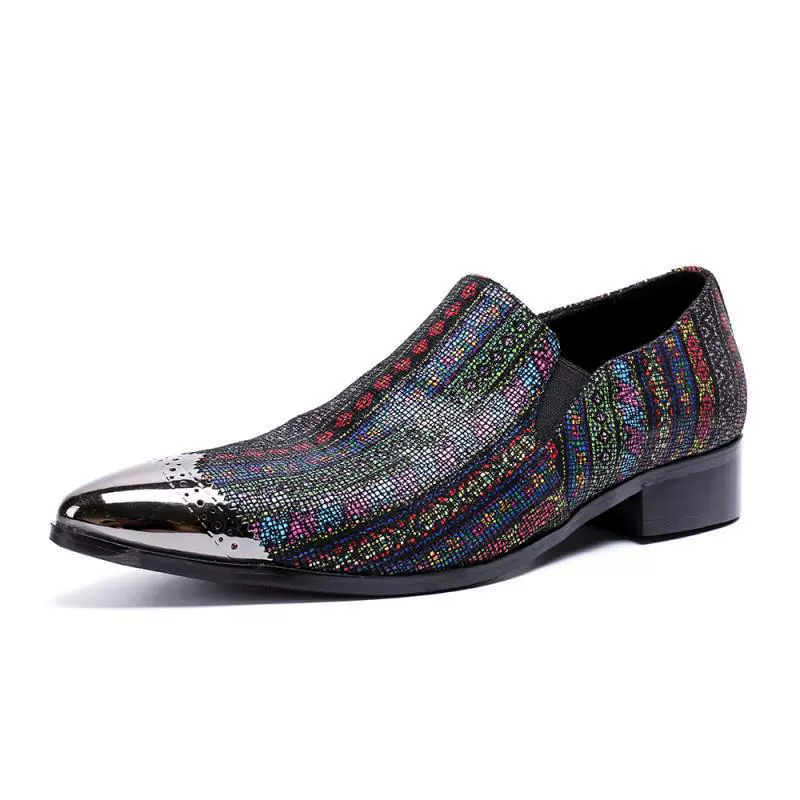 Весенняя британская кожаная обувь, мужская кожаная повседневная обувь, модная Корейская обувь, модная мужская обувь, лоферы с острым носком