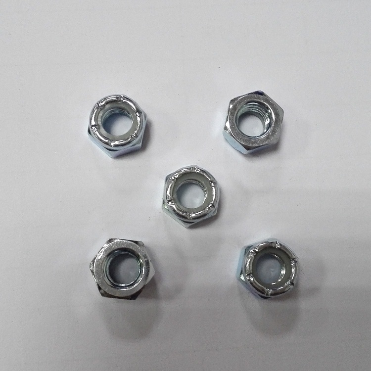 厂家供应英制尼龙自锁防松螺母5/16-18牙*12.6对边*8.7厚