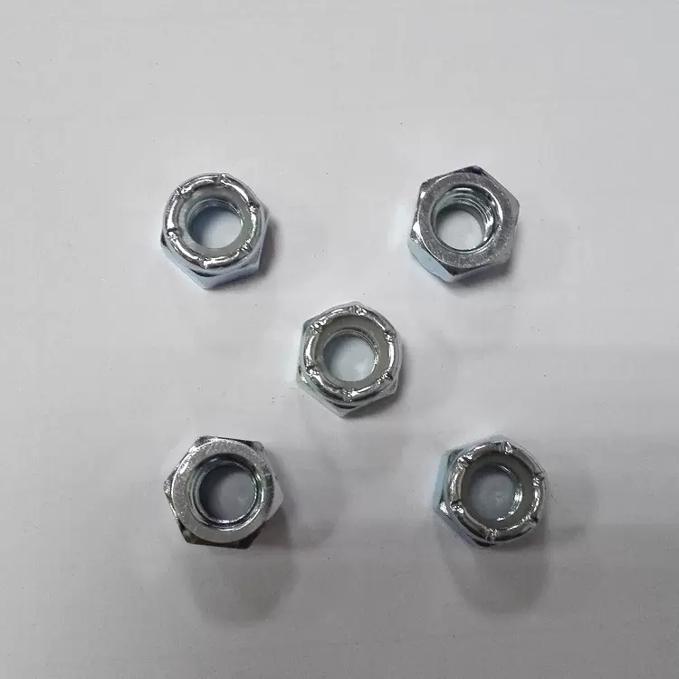 厂家供应英制尼龙自锁防松螺母5/16-18牙*12.6对边*8.7厚
